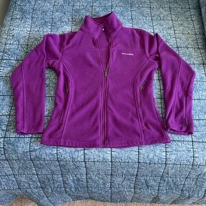 Columbia women's fleece zip up jacket size Small